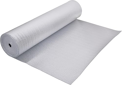 Miniatura 7 de INSULATION MARKETPLACE SmartSHIELD - Rollo de aislamiento reflectante de 18 pulgadas, 48 pulgadas x 100 pies, barrera radiante con núcleo de espuma,
