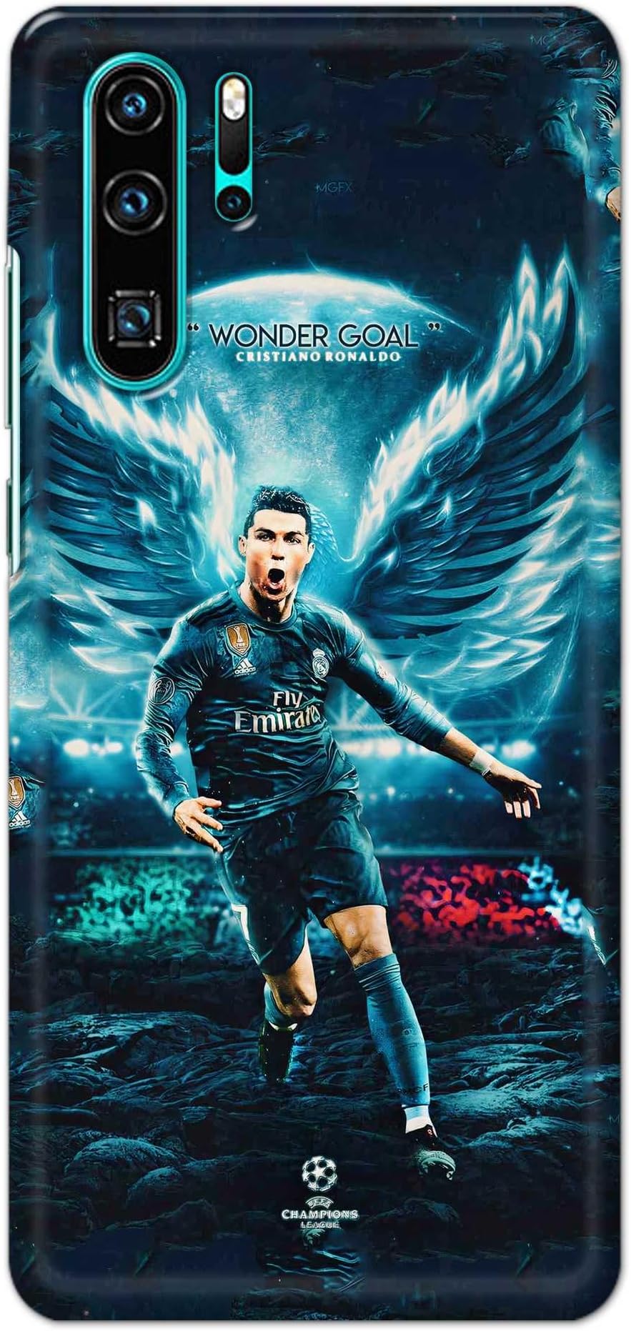 Printed Hard Back Case Cover for Huawei P30 Pro Back Cover (Famous Football Player -K2) -170225(FB)