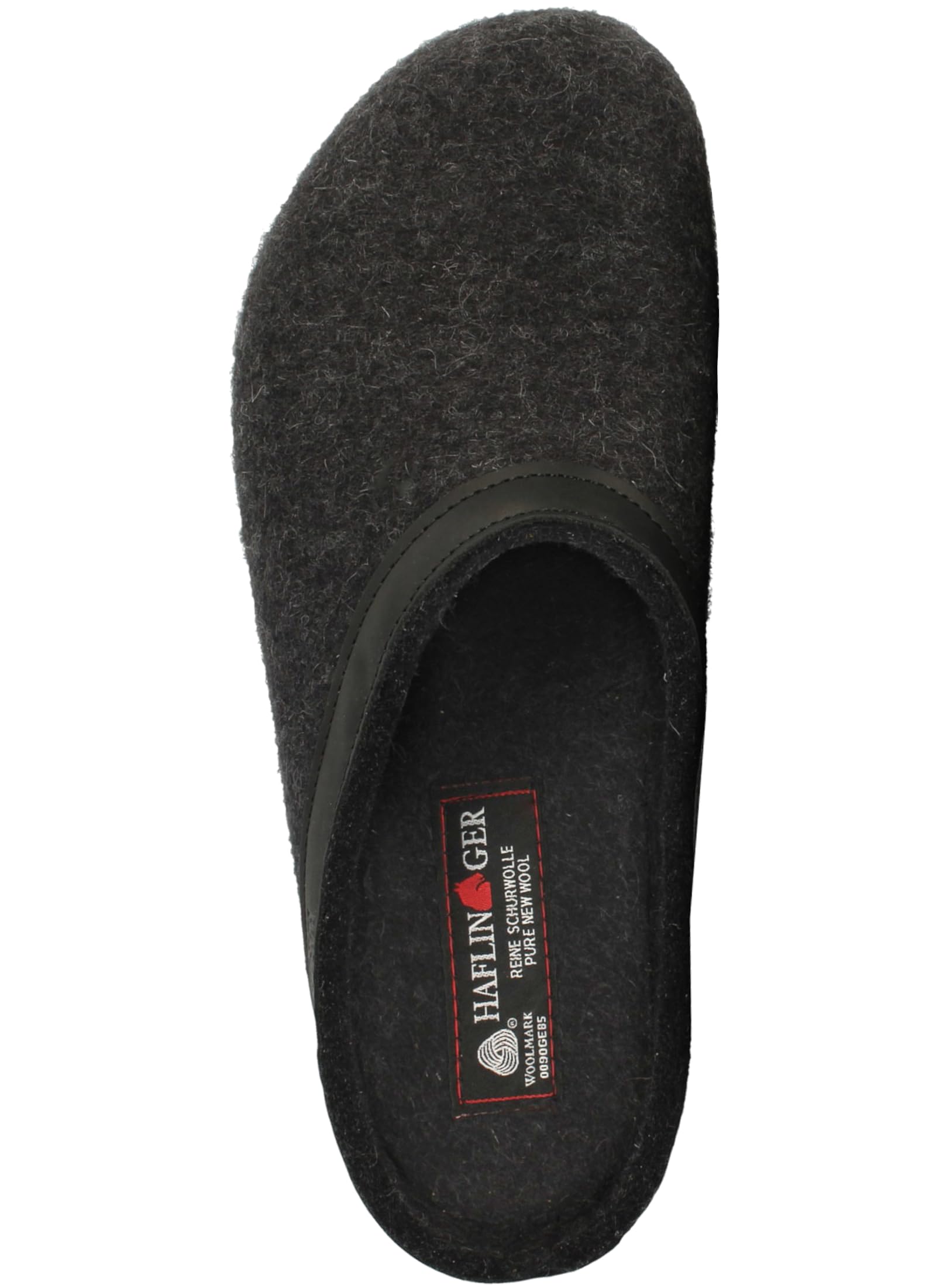 HAFLINGER Zapatillas de estar por casa para mujer, zapatillas de estar por casa, de fieltro, cálidas y cálidas, gris, 39 EU