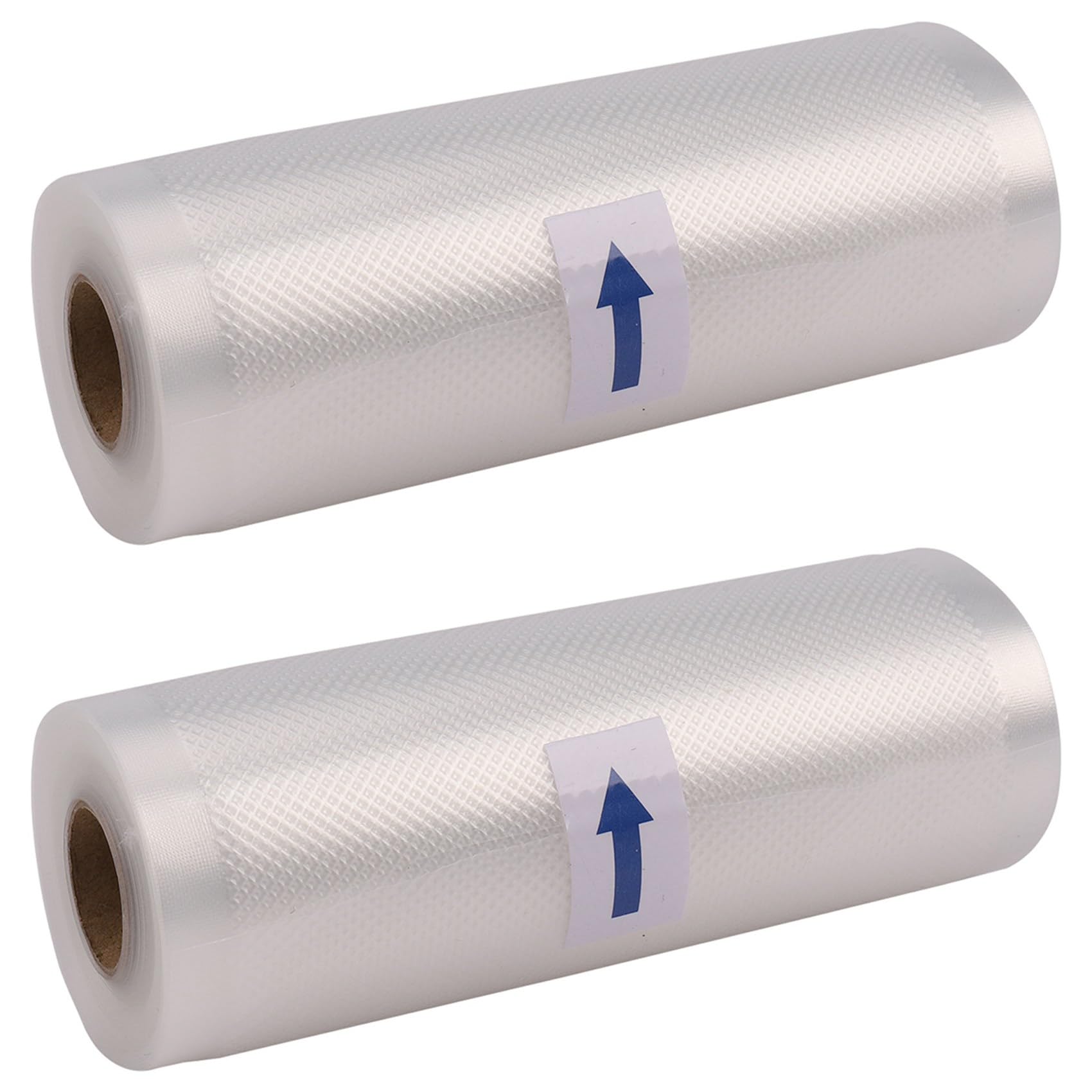 Hndhbfgrt 2X Textured Sealer Sous Vide Saver Roll Vacuum Bags Kitchen Storage Food - 15X500cm