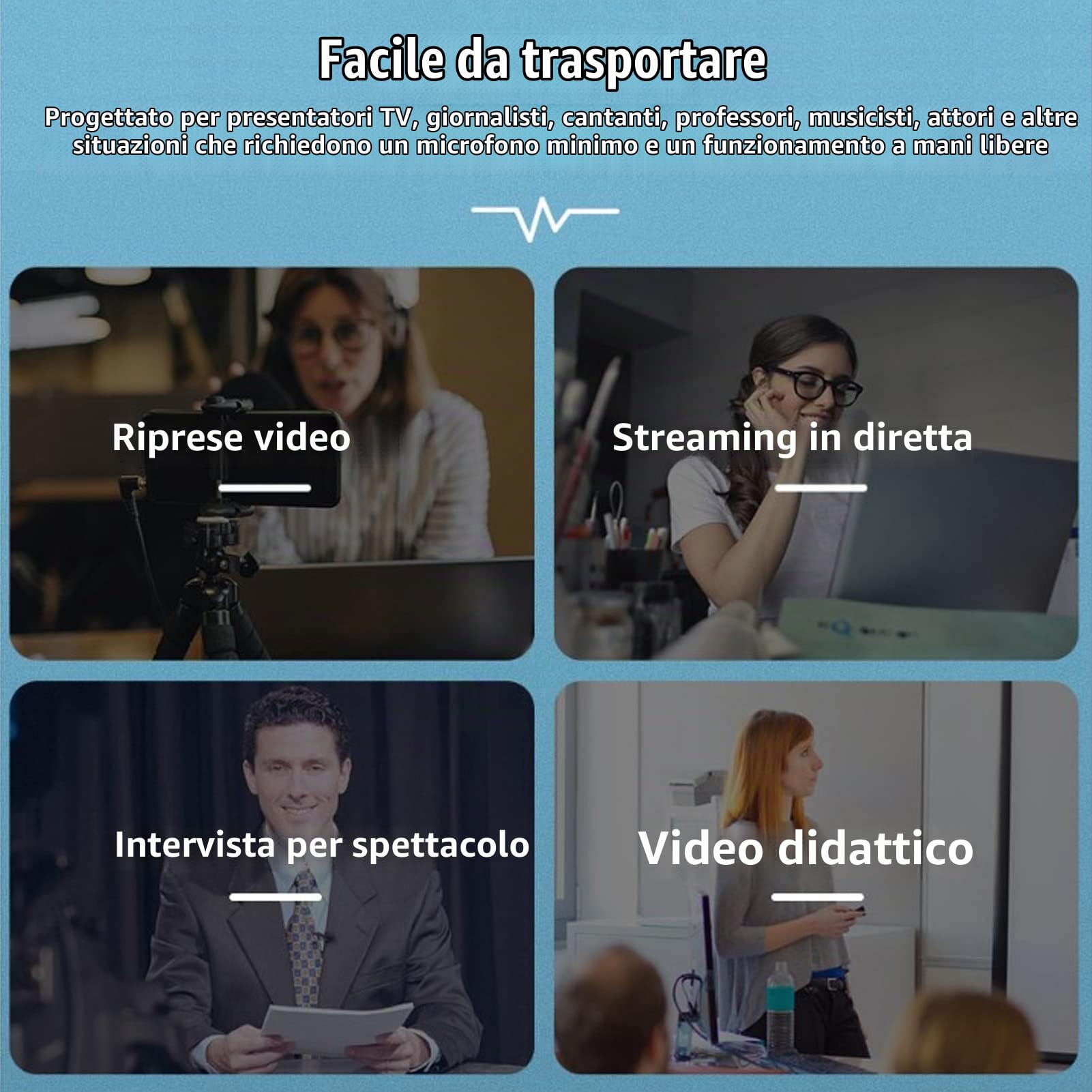 Microfono a Archetto, Microfono Dinamico con Cuffia Cablata con Connessione Maschio da 6,35 Mm Microfono Indossato per Altoparlanti per Karaoke Amplificatori Insegnamento