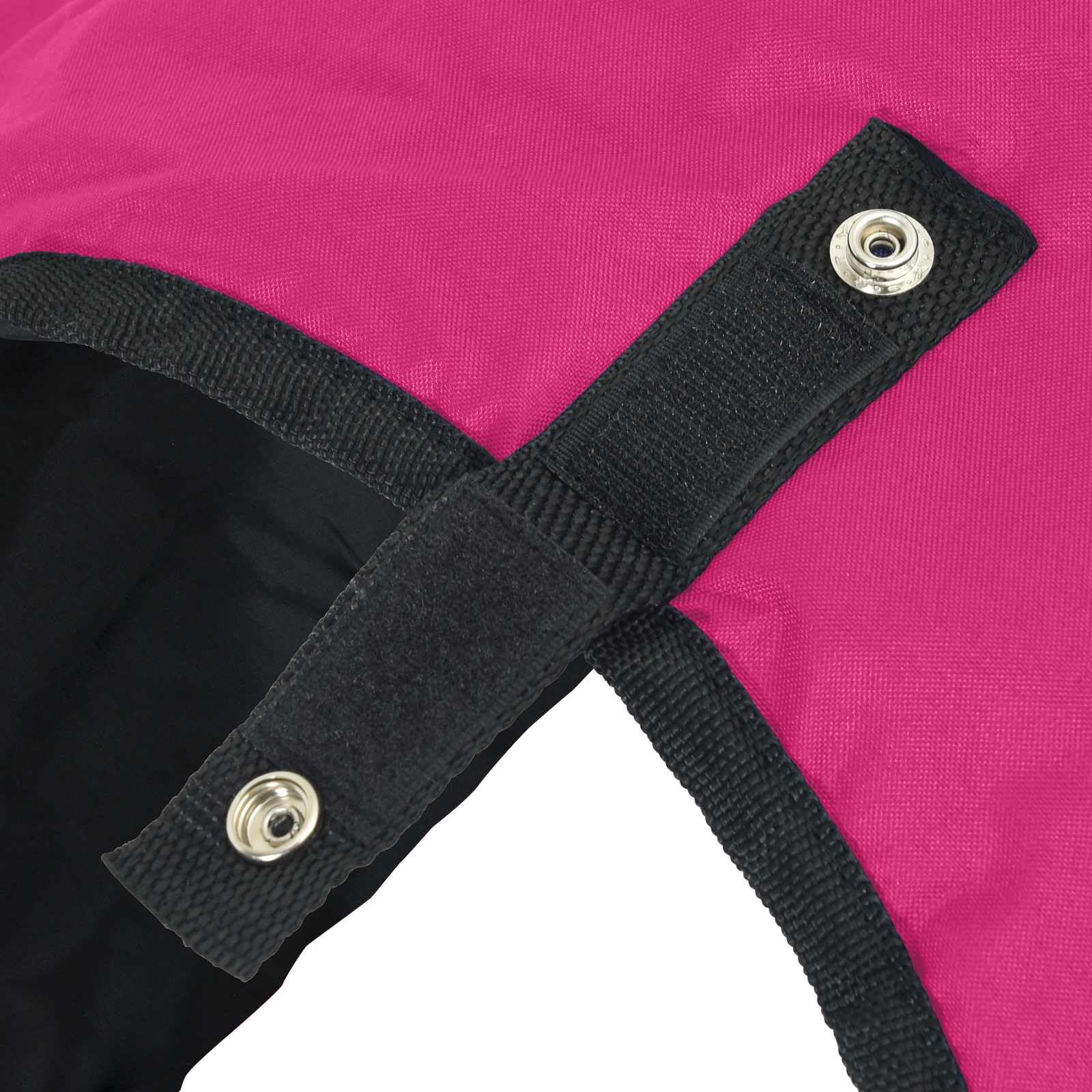 Manta para Caballo Rosa y Negro 165 cm Poliéster Rosa,42013156