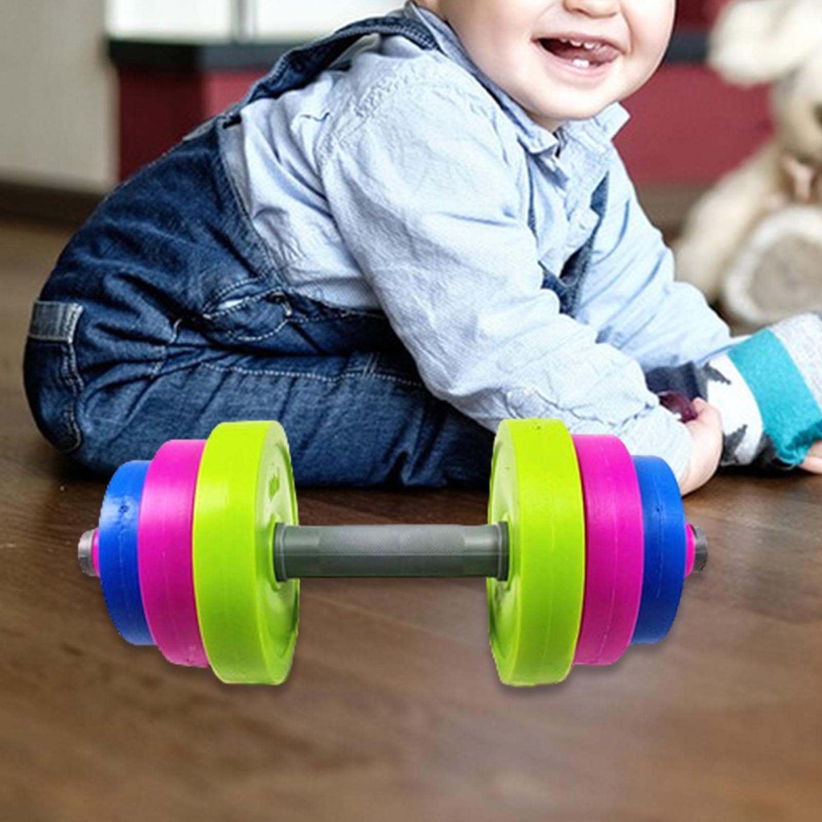 Haltères Jouets Pour Enfants – Lot De 2, Longueur 82 Cm Ou 36 Cm, Couleurs Vives, Matériau PP, Pour éveil Sportif Et Motricité