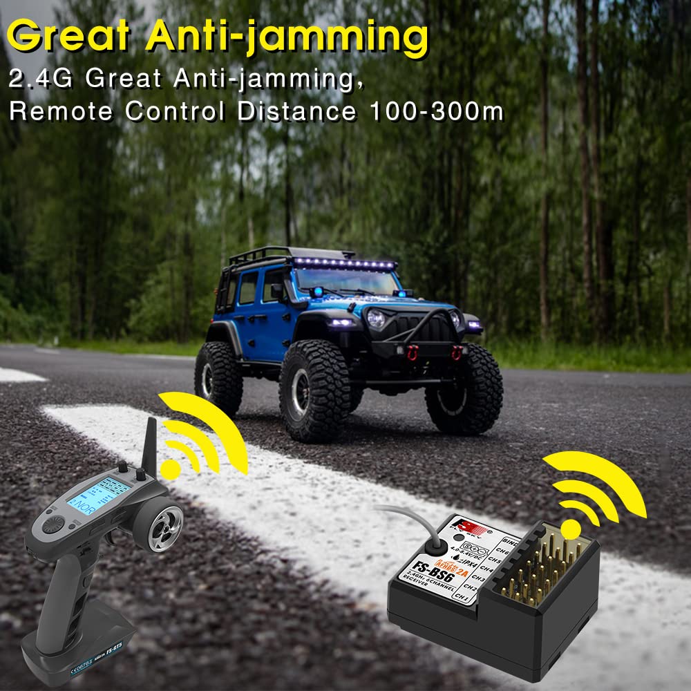LICHIFIT 6 Channels 2.4GHz S603 Aircraft Receiver for JR/Spektrum DSM-X DSM2 Remote Control Ultra Long Range 6CH 3.5-9.6V Receiver