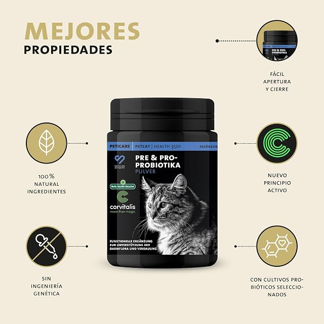 Foto 4 de 7 de Peticare Prebióticos y probióticos para Gatos