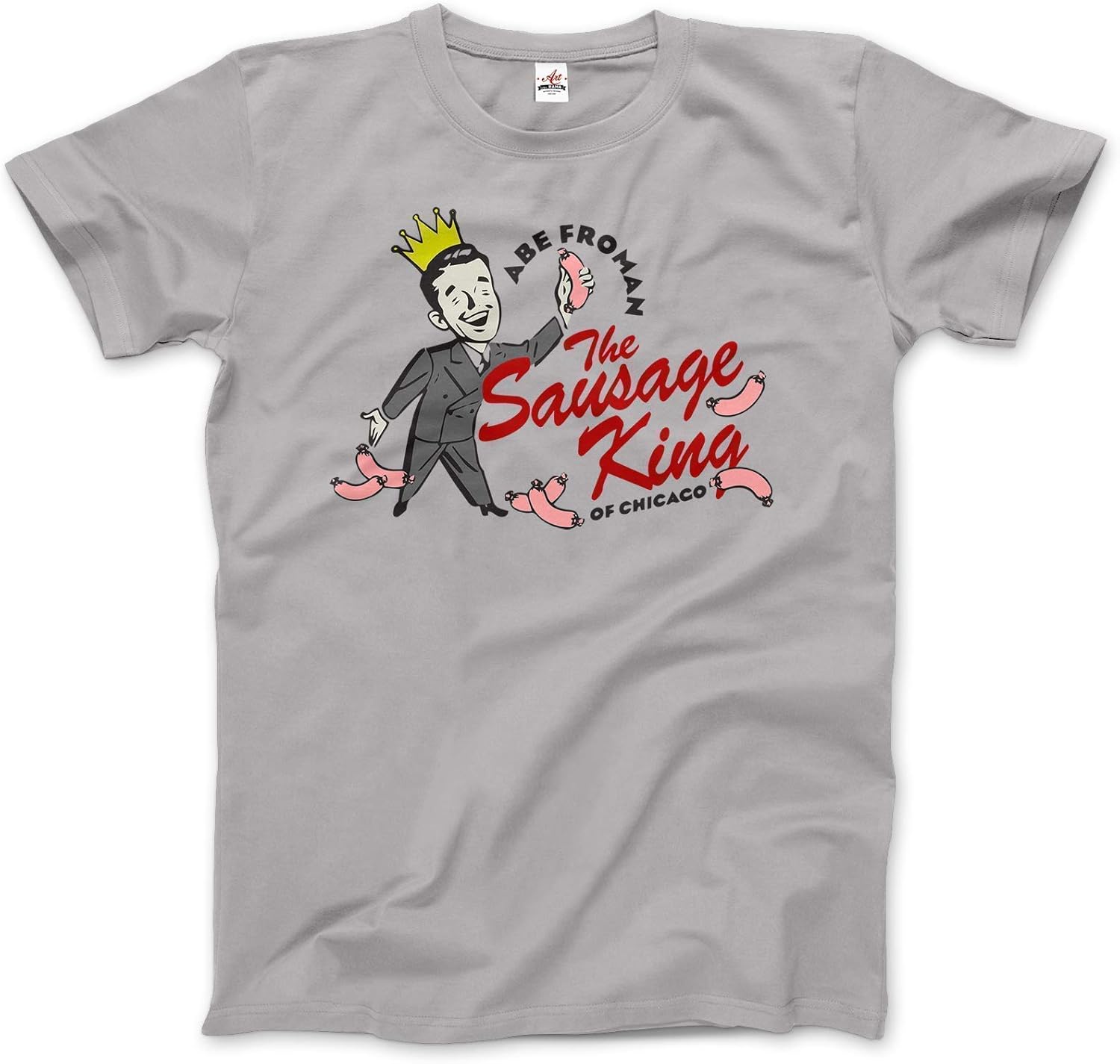 Sausage King T-Shirt (Adults, Kids, Short & Long Sleeve) Grey