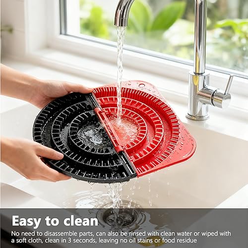 Miniatura 7 de Sellador de tortillas 3 en 1, máquina Quesadilla para envoltura de 4 + 6 + 8 pulgadas, diseño de dientes de tiburón a prueba de fugas, tortilla