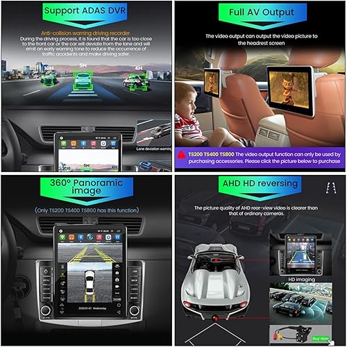 Miniatura 5 de Compatible con pantalla vertical Tesla Android 11 radio de automóvil reproductor de video multimedia estéreo compatible con Hyundai Veracruz Ix55