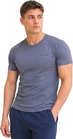 Jed North Mens Muscle Fitted Causal T-Shirt Gym Workout Bodybuilding & Everyday