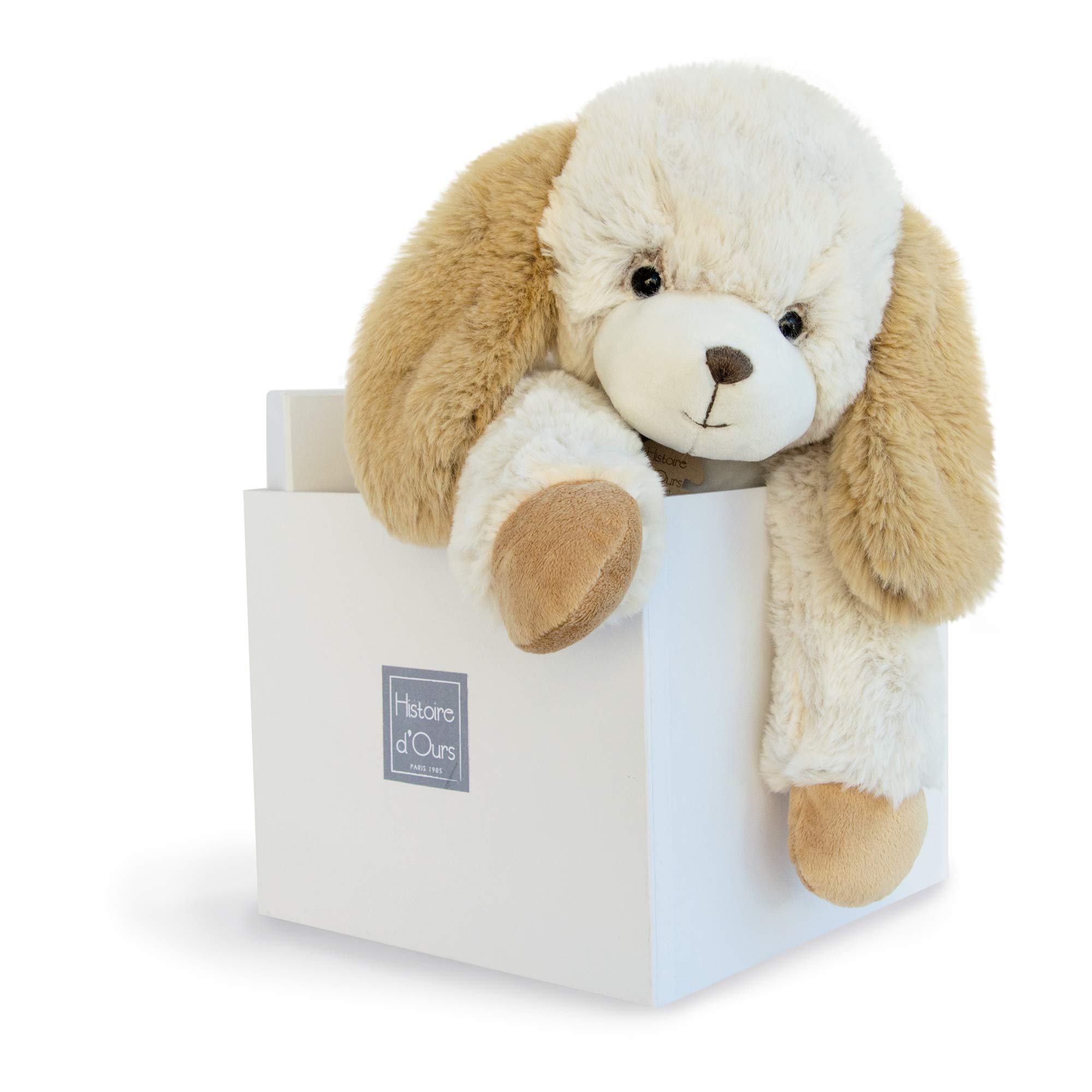 Histoire d'Ours Les Softy - Peluche a forma di cane, 70 cm, colore: écru