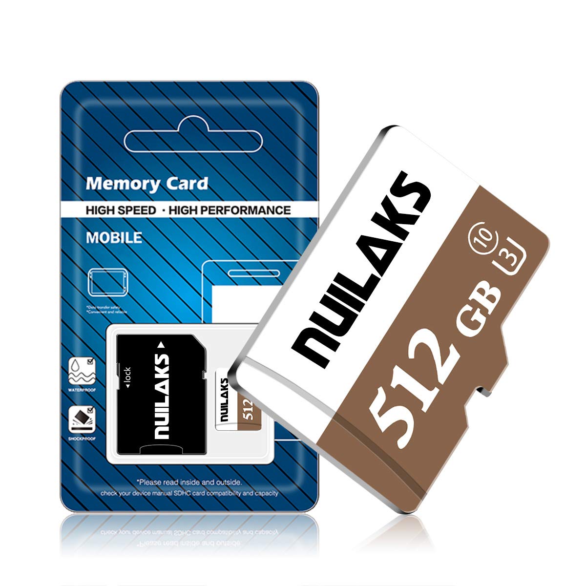512GB Micro SD Karte Klasse 10 Mit Adapter – Hochgeschwindigkeits Speicherkarte