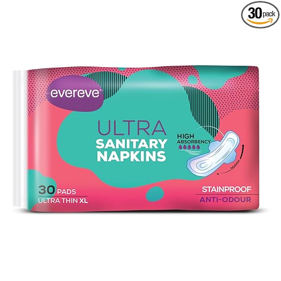 Evereve Ultra Sanitary Pad, 280mm, X-Large, Pack of 