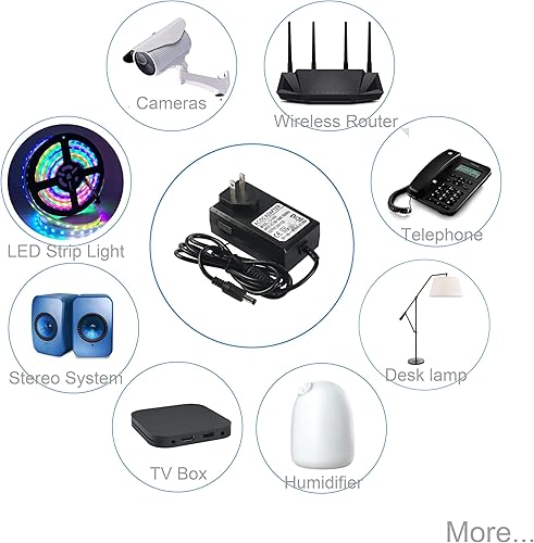 Miniatura 5 de Adaptador de fuente de alimentación de 24 V, 2 A, 48 W, convertidor de CA a CC, transformador de 100  240 V entrada de CA con punta de CC de 0.217 x