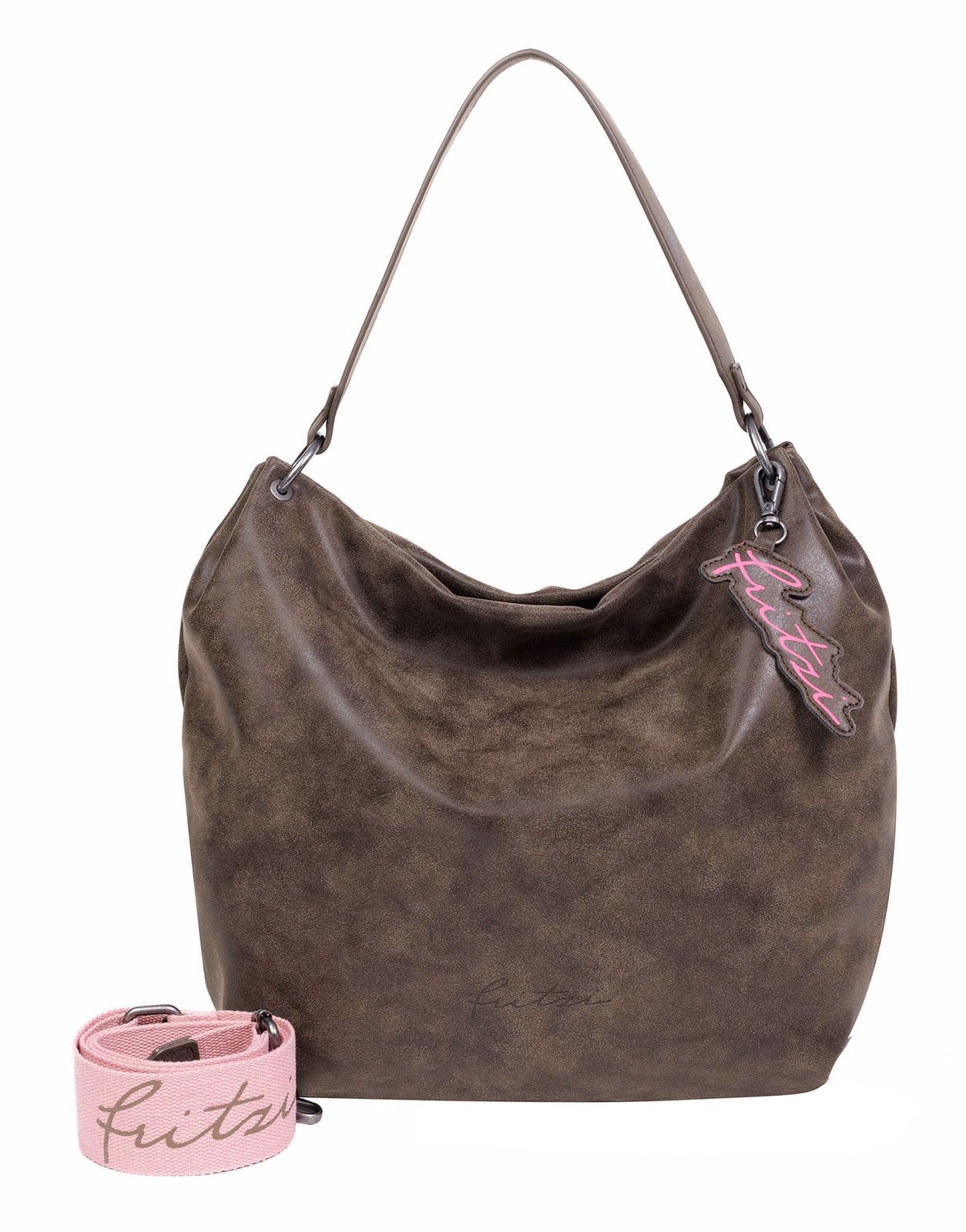 Fritzi aus Preußen Joshi02 Vintage Hobo Bag – Choc