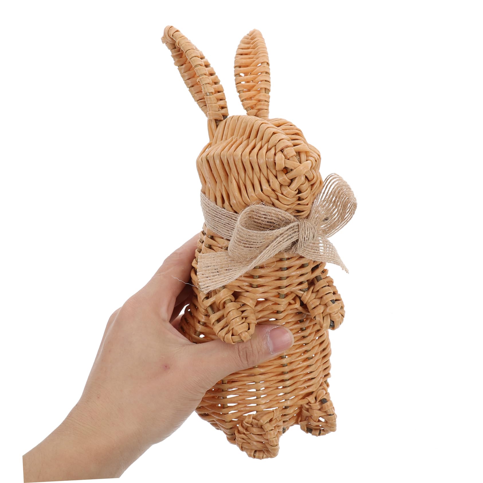 POPETPOP Woven Figuren Für Ostern Und Frühlingsfeiern Handgefertigte Deko-statuen Aus Kunst-Rattan Für Tisch Und Gartenarrangements Osterdeko Und Beliebte