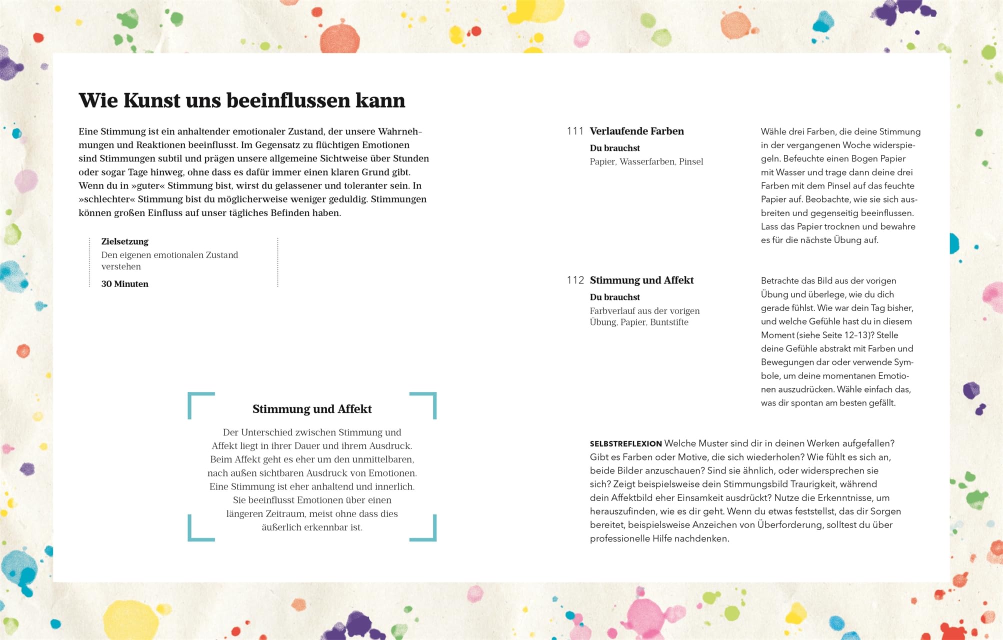365 kreative Impulse, die dein Leben verändern: Übungen und Techniken der Therapeutischen Kunst für innere Balance. Kreative Methoden zur Selbstfürsorge