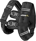 APEXUP Weighted Vest Men Women, Weight Vest for Women Workout Equipment for Strength Training Running 20lbs Black