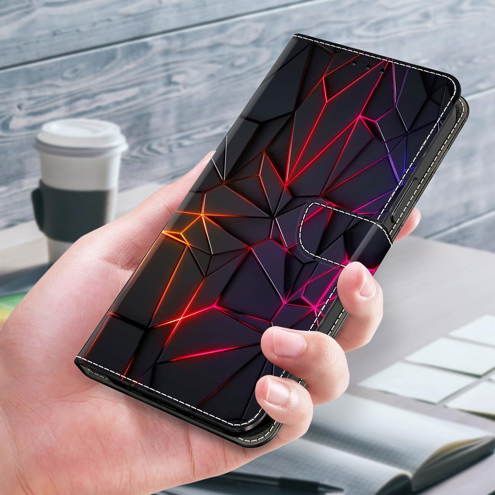 Handyhülle Für Xiaomi Redmi Note 14 5G – Leder-Klapphülle Mit Ständer & Kartenfach