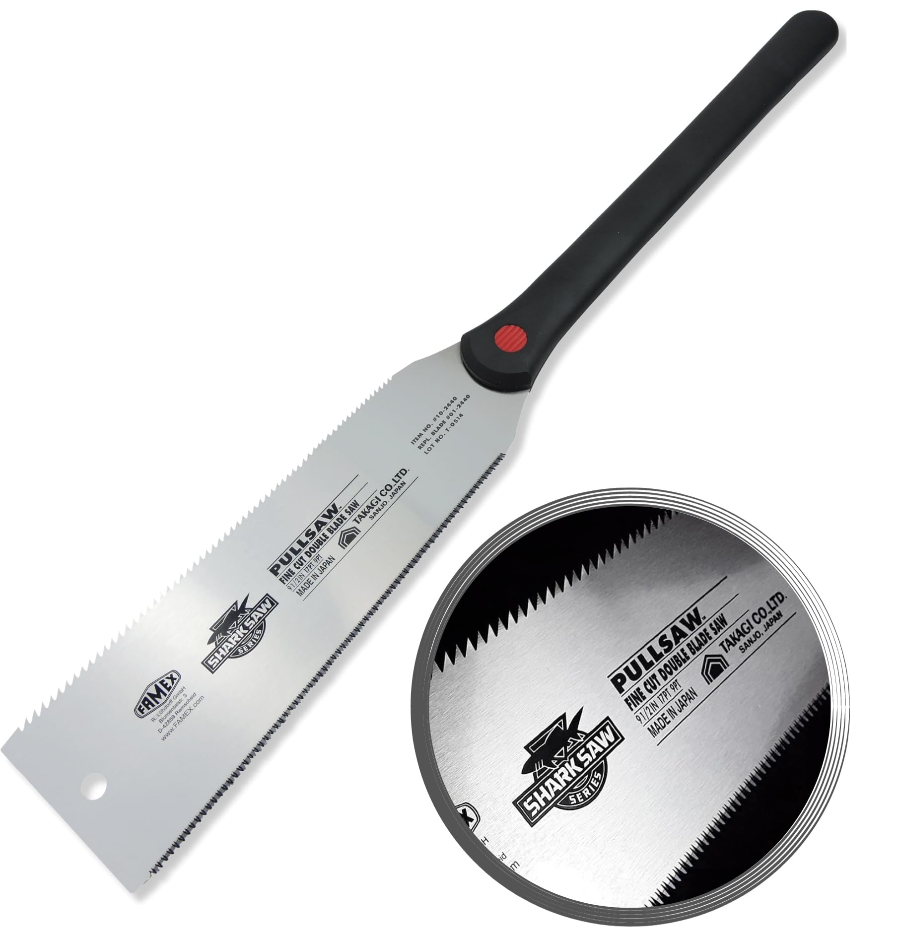 FAMEX 5510 Scie japonaise double face - Ryoba