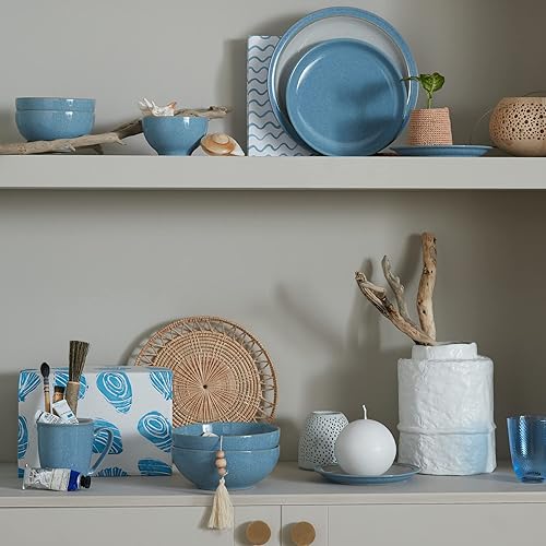 Miniatura 4 de Denby Elements Blue Coupe - Juego de 4 cuencos para cereales