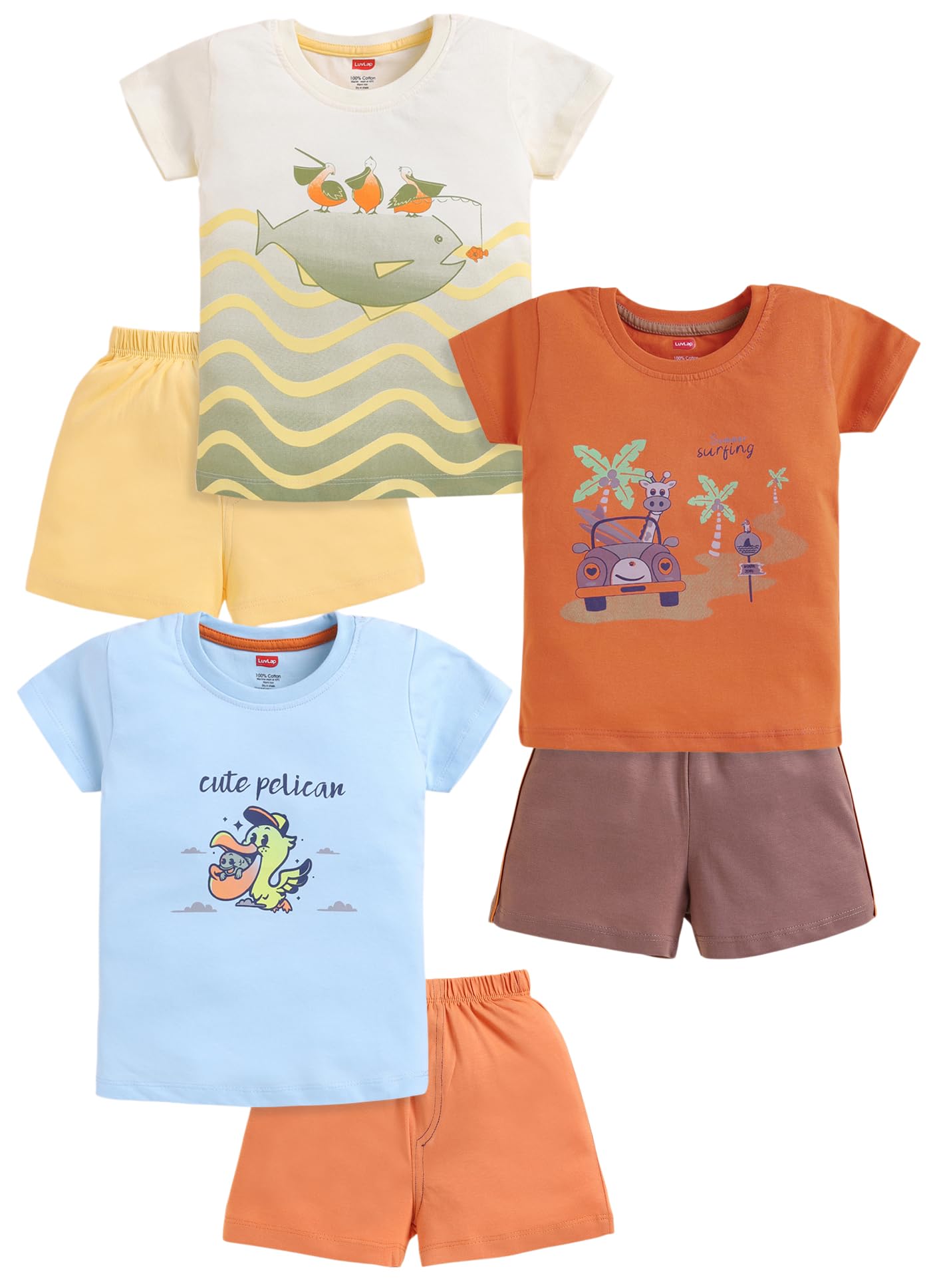 Baby Boys Baby and Toddler T-Shirt Set-image-42