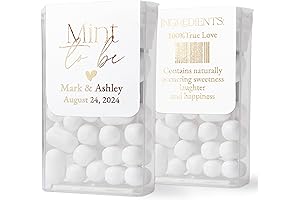 25 PCS 'Mint To Be' Wedding Tic Tac Stickers