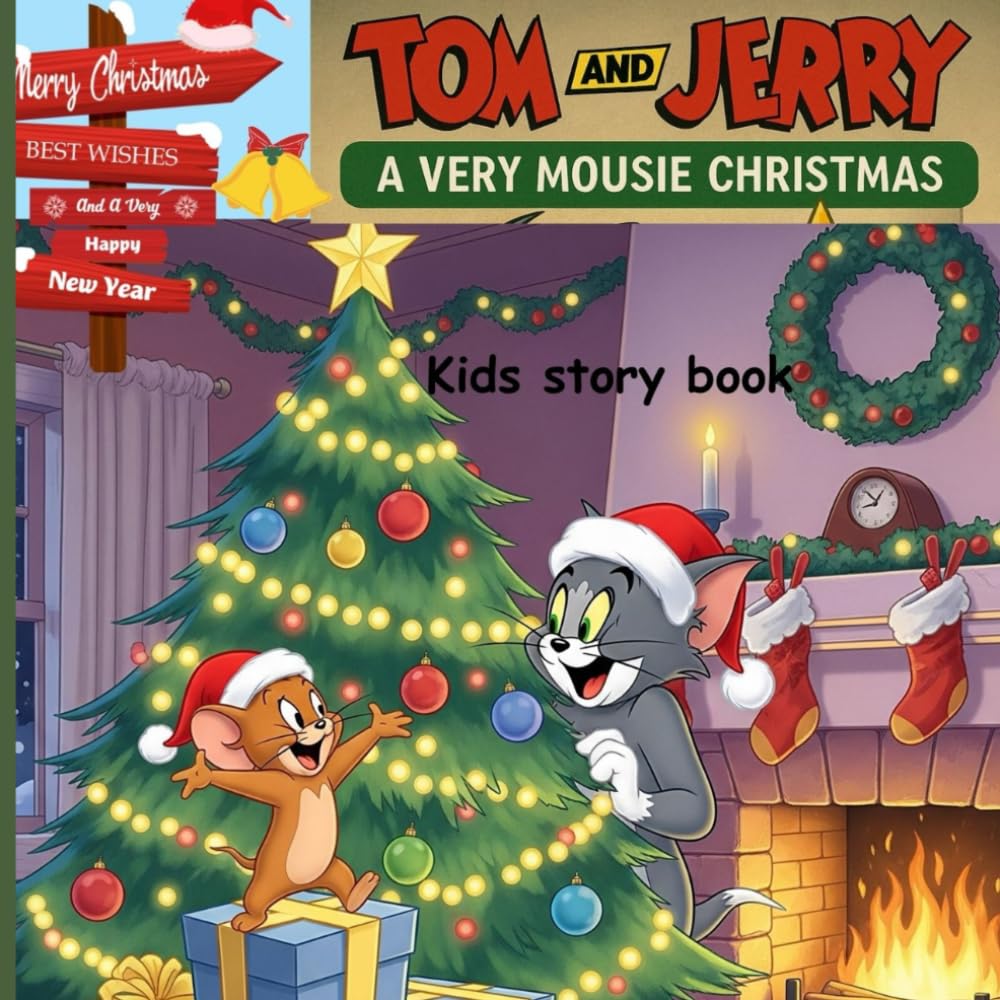 Tom and Jerry: A Very Mousie Christmas: Kids story book