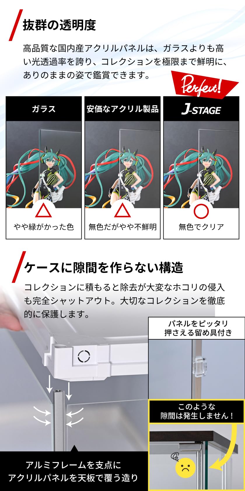 Amazon.co.jp: J-STAGE マックス led フィギュアケース コレクション
