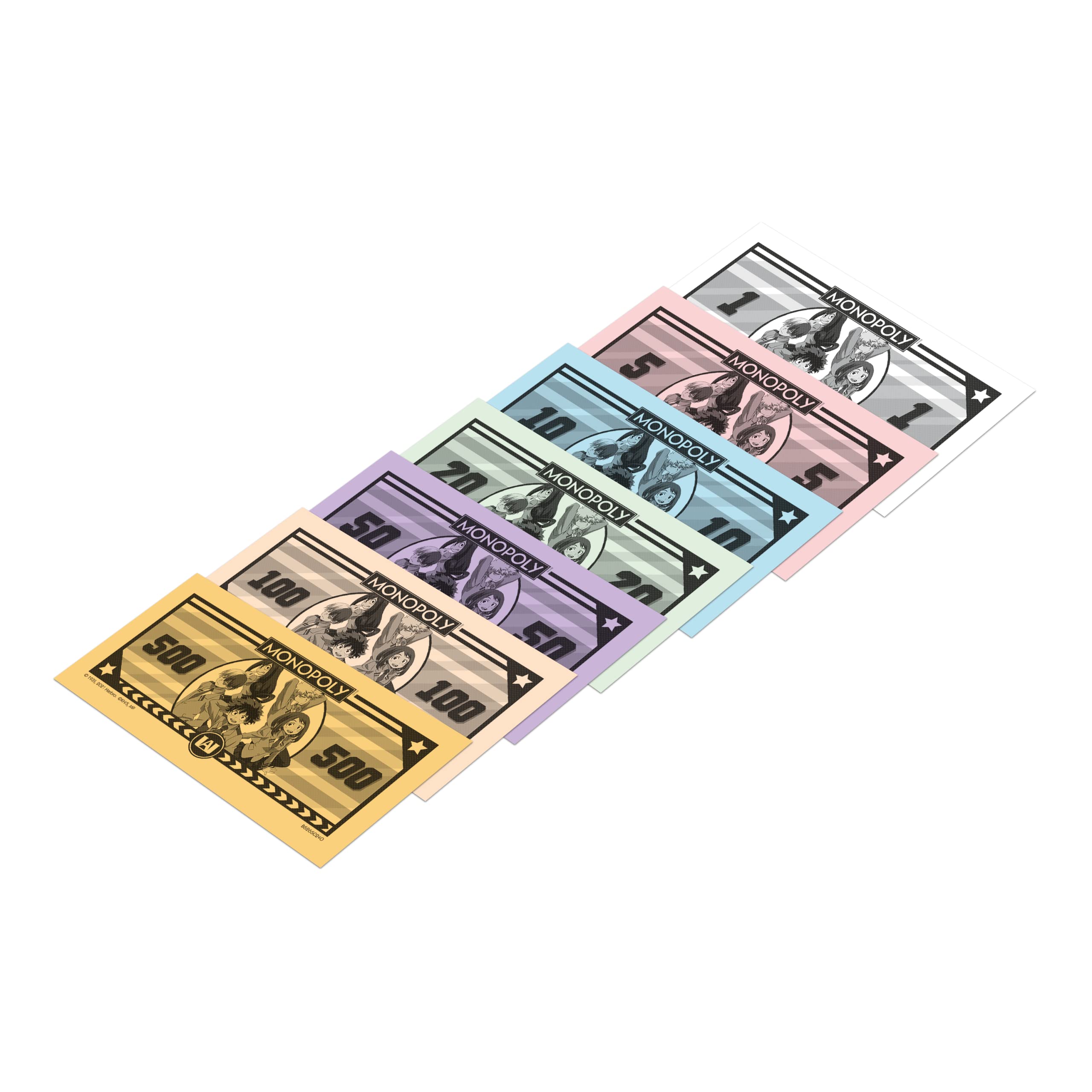 WINNING MOVES - Monopoly My Hero Academia - Jeu de société - Jeu de Plateau - Version française.