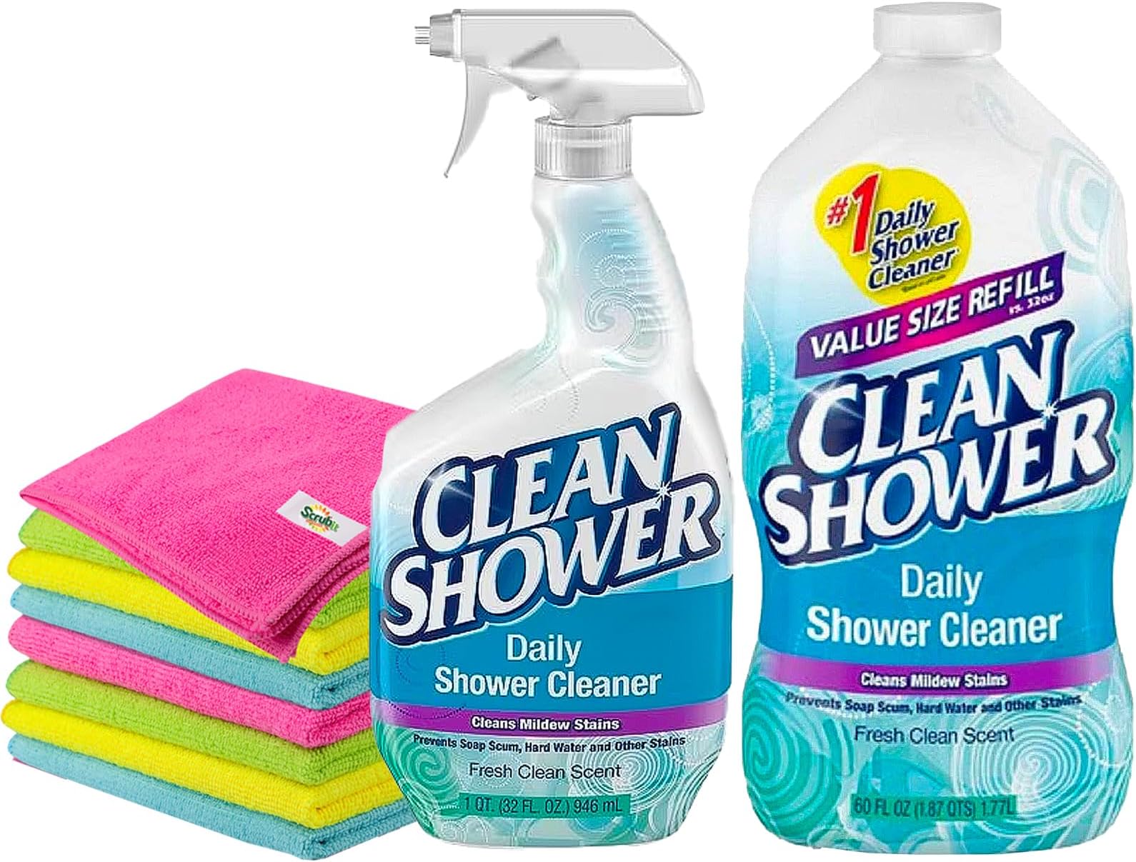 Tilex Fresh Shower Daily Shower Cleaner, 4 pack Health