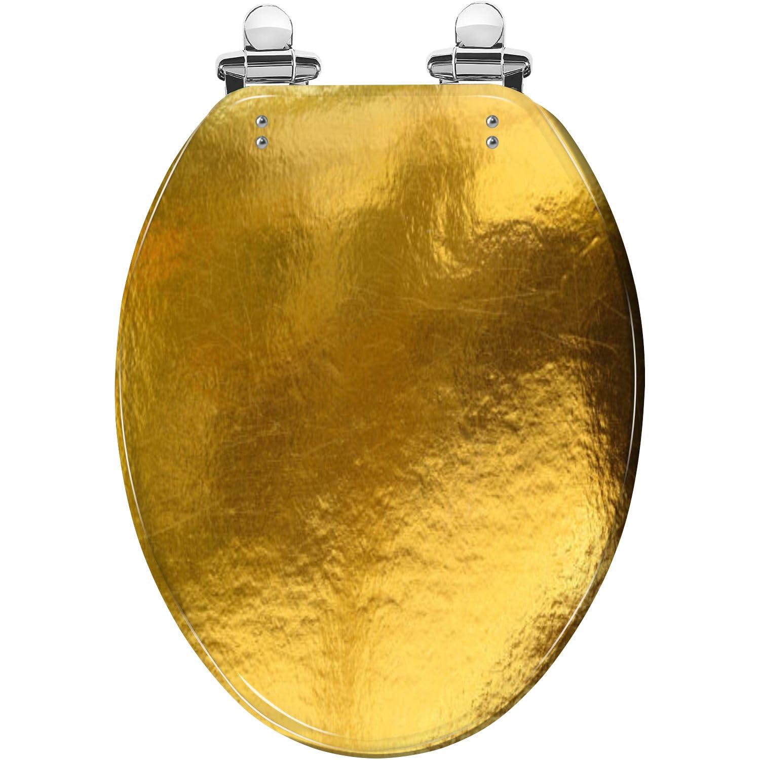 Tazyyzuu Multi9 Elongated Resin Toilet Seat With Slow Close Quick-Release Hinges Easy Clean(Multi9)