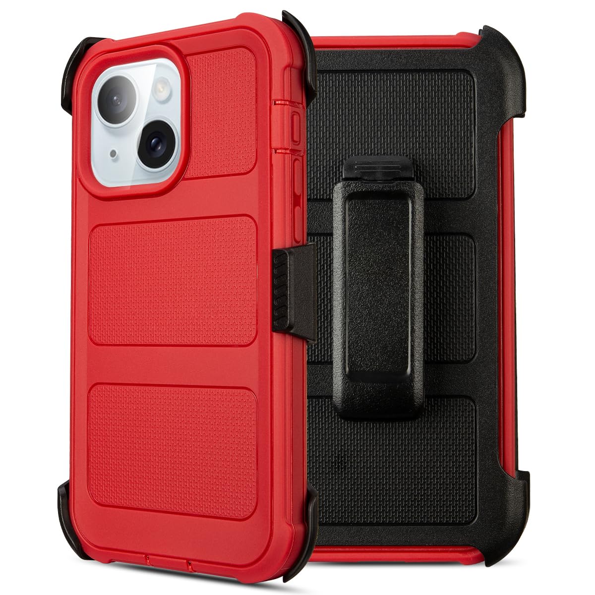 for Defender iPhone 13 Case with Clip,for Holster iPhone 13 Case with Kickstand,for Heavy Duty iPhone13 Phone Case Rugged,2 Layers of Sturdy,Anti-Drop