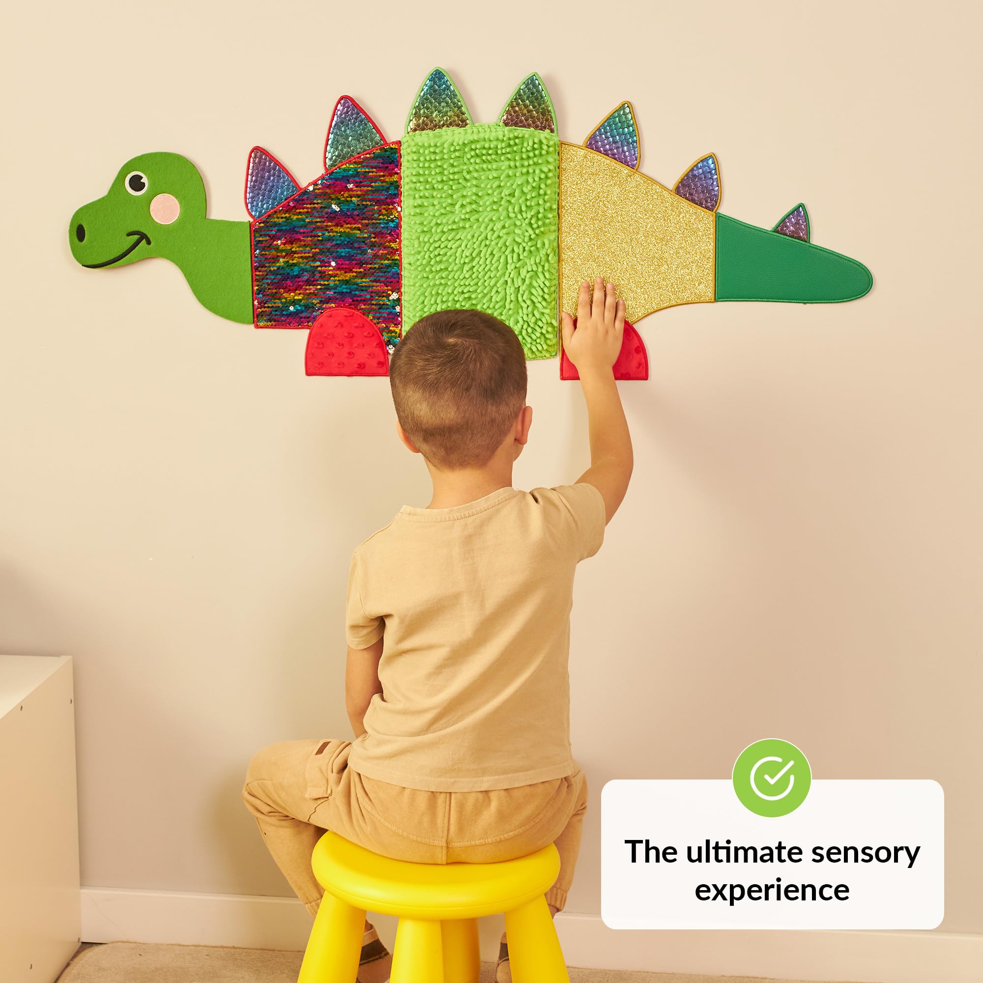 Mur Sensoriel Dino | Panneaux De Panneaux Sensoriels | Tapis Indispensable Pour La Chambre | Équipement