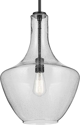 Miniatura 5 de Kichler Everly - Colgante de campana de 3 luces de 27.5 pulgadas, cristal transparente