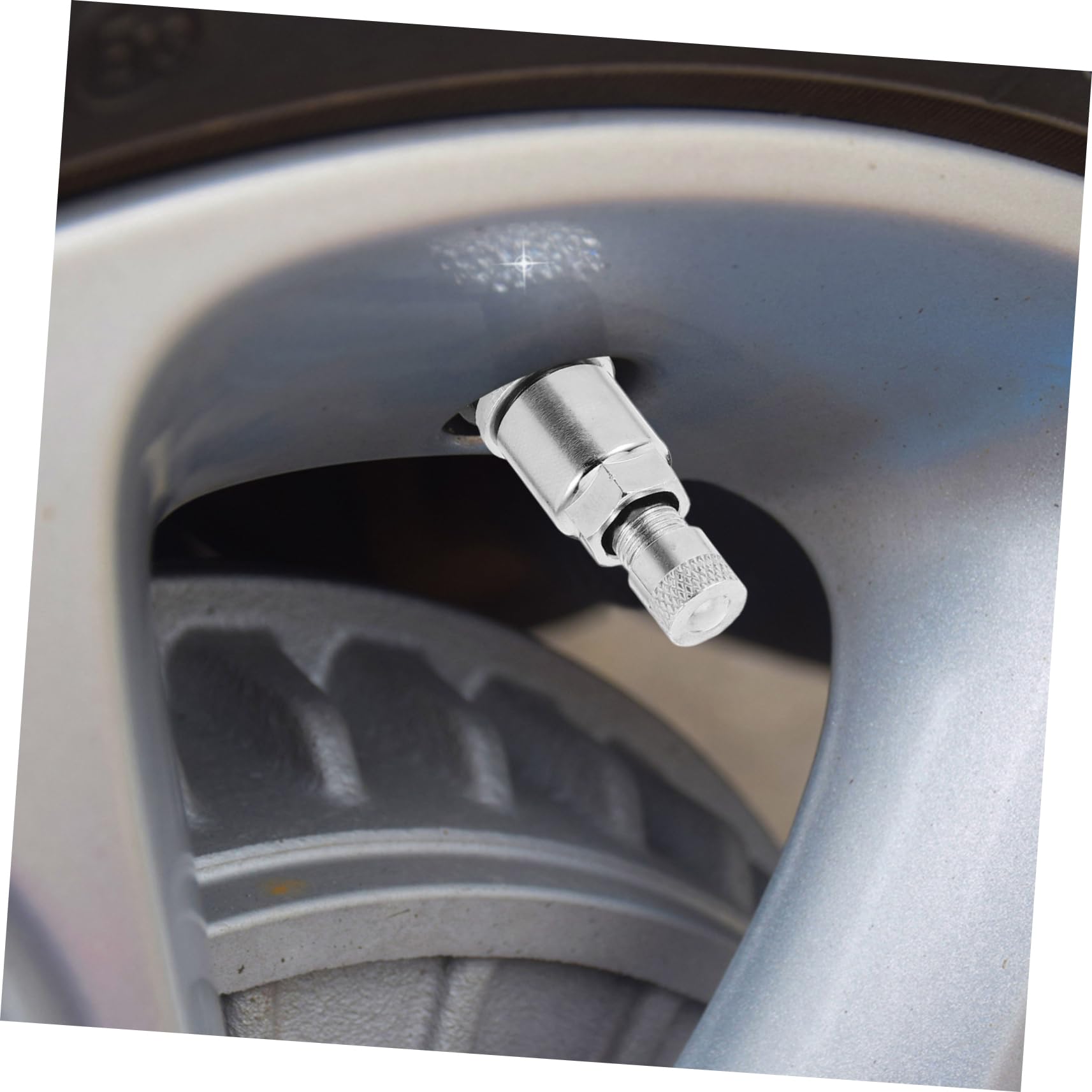 Cabilock Steli Valvole Pneumatici in Metallo 10 Pezzi Avvitabili per Auto e Camion Protezione Durevole Stelo Valvole Tubeless Uso Automobilistico