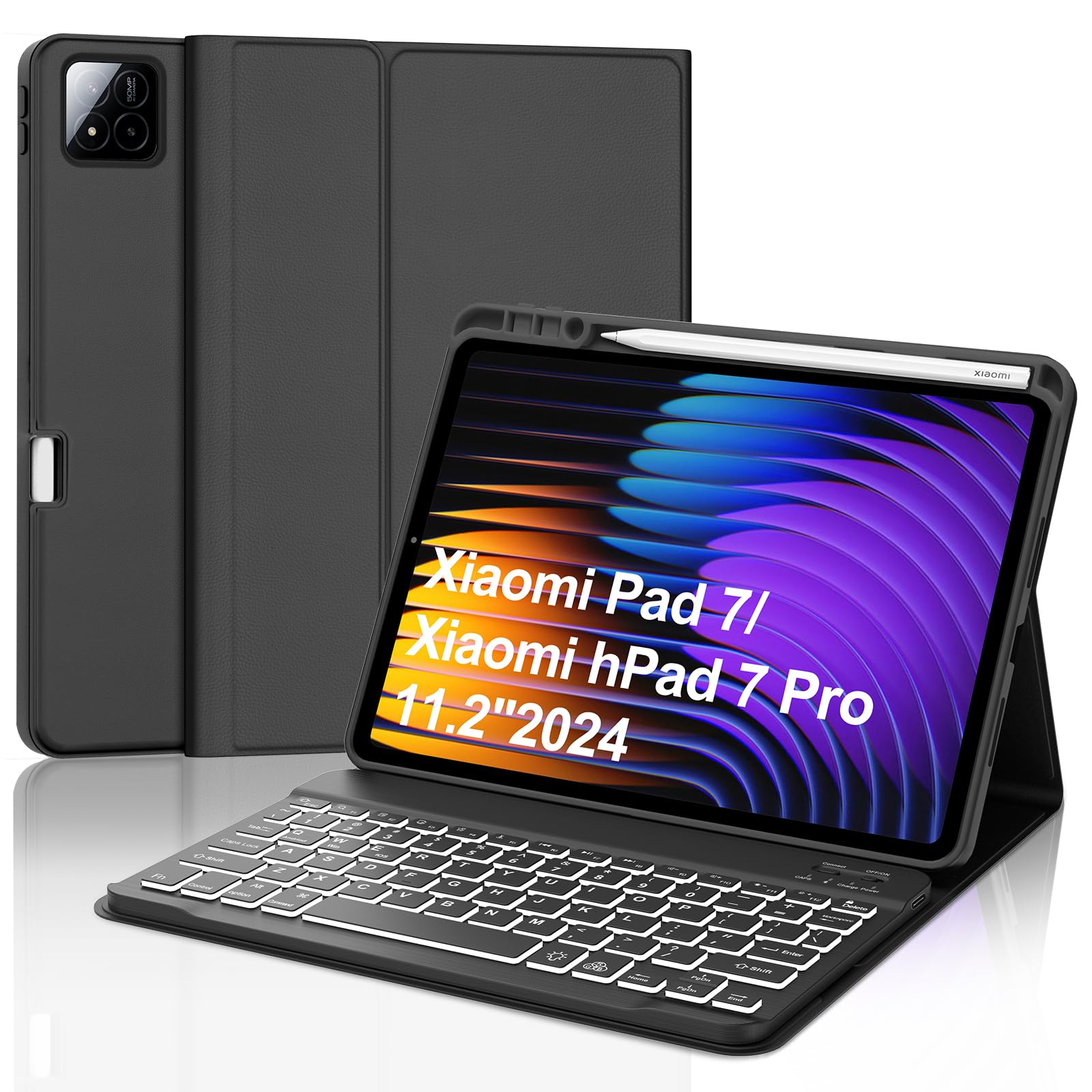 Amazon.com: Keyboard Case for Xiaomi Pad 7/ Pad 7 Pro 11.2 Inch, 7