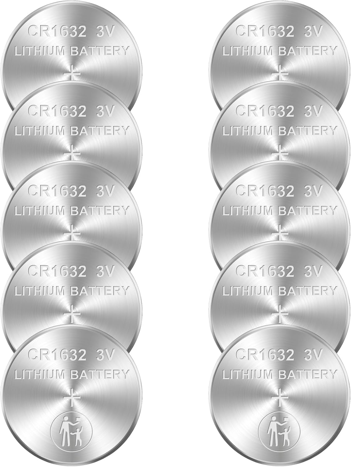 messule CR1632 10 Pack 3V Batteries CR 1632 3 Volt Coin Button Cell Lithium Battery