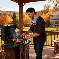 Vista 9 de Botella de agua caliente para cuello y hombro con funda de franela extraíble y cierre a presión ajustable, alivio del dolor, comodidad cervical