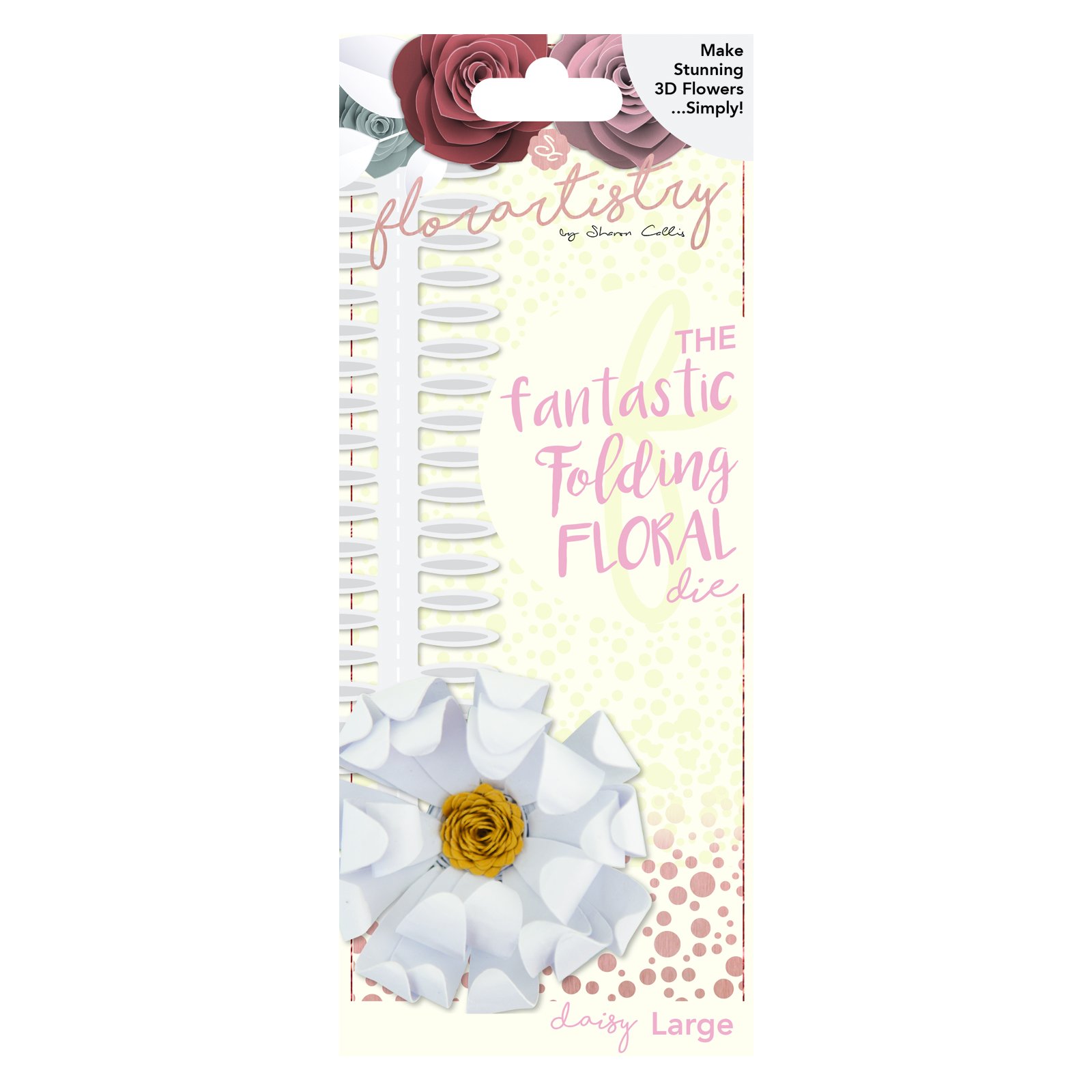 Florartistry Folding Die-Daisy (Large), Metal, Brown
