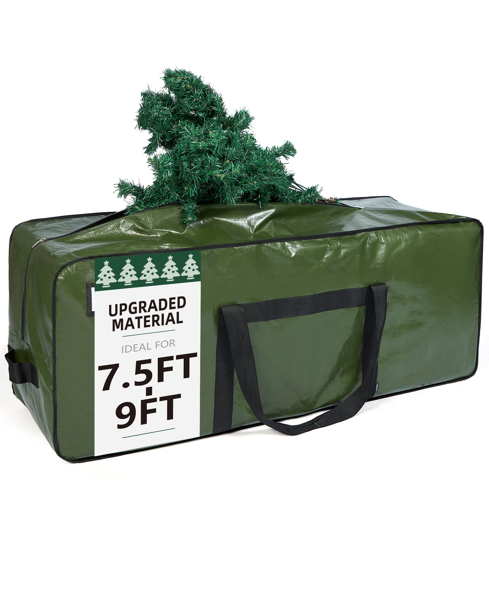HOMEST Christmas Tree Storage Bag, Fits for 7.5-9 ft Xmas Artificials