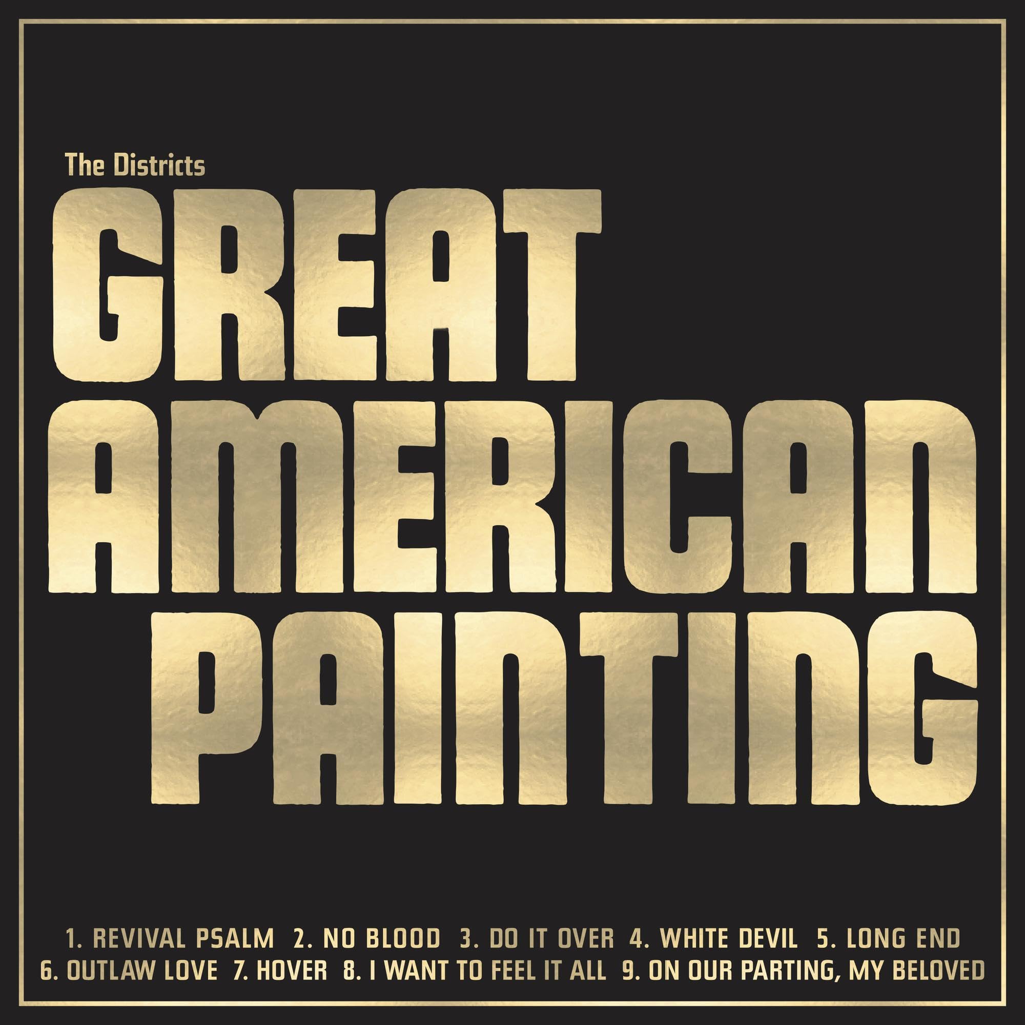 The Districts - Great American Painting - Vinyl LP Gold Colour 2022 NEW SEALED