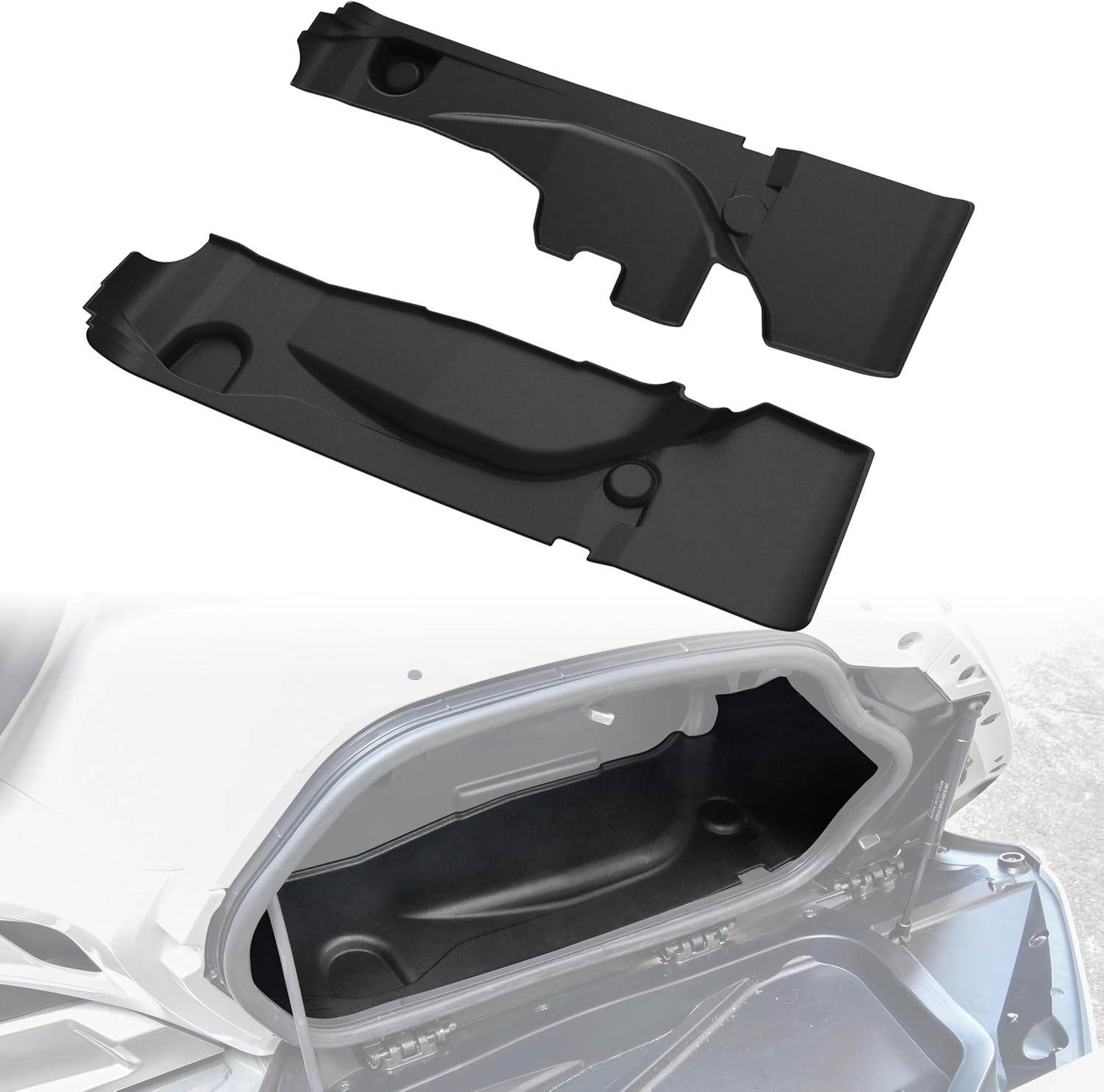 TPE Saddle Bag Liner for Gold Wing GL1800, Side Luggage Mat Carpet Saddlebag Pad Side Box Pad Saddlebag Protection Pad for Honda Goldwing GL1800 2018-2024