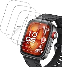 HidWee 3 Pezzi Pellicola Protettiva Compatibili con Huawei Watch Fit 4 Pro/Fit 4/Watch Fit 3, HD TPU Flessibile Protezione Schermo [Non Vetro], Anti-Olio/Anti-Graffi Schermo Pellicola