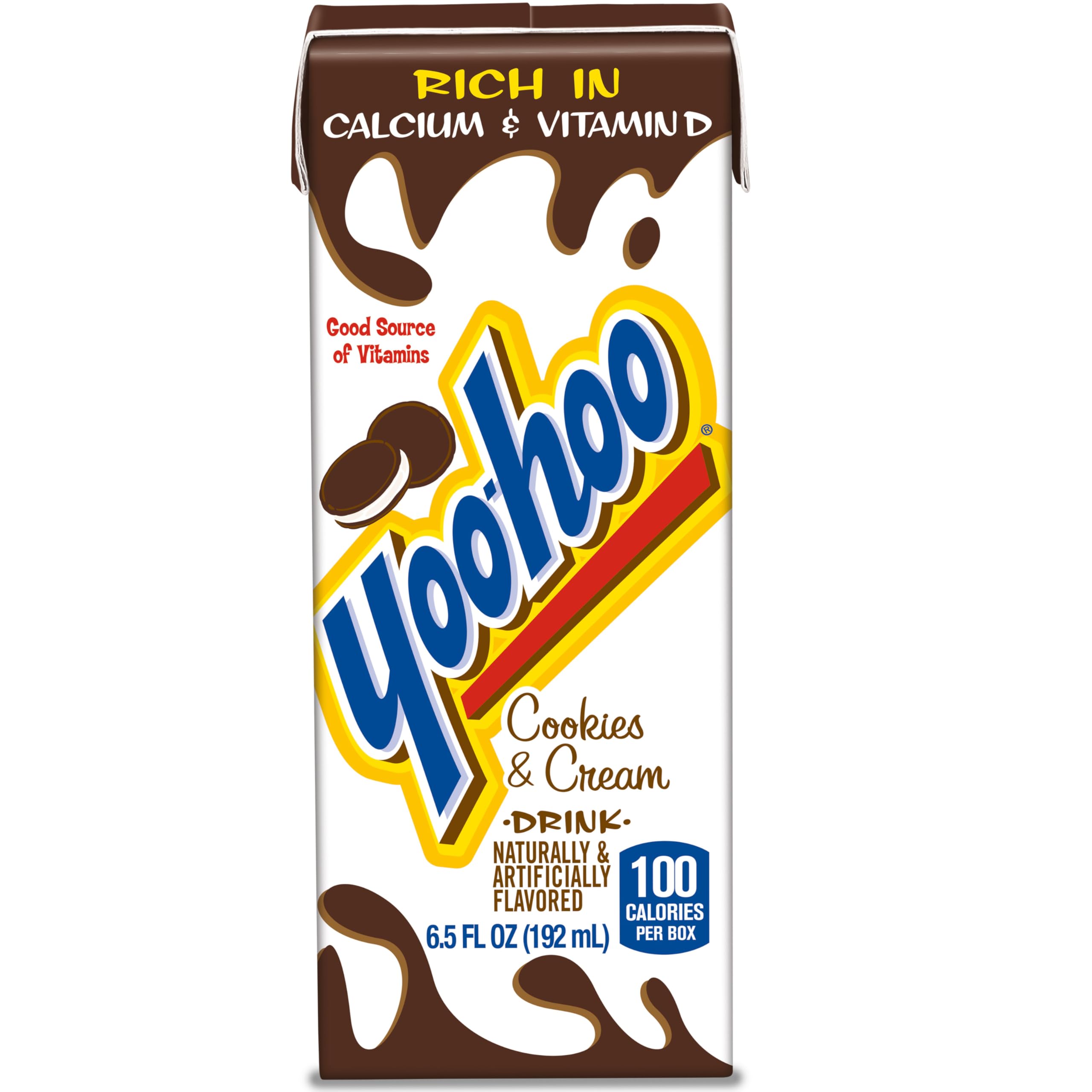 Yoo-hoo Cookies and Cream Flavored Drink 6 5 fl oz Boxes 32 Count 4 Packs of 8 Ready — view 6