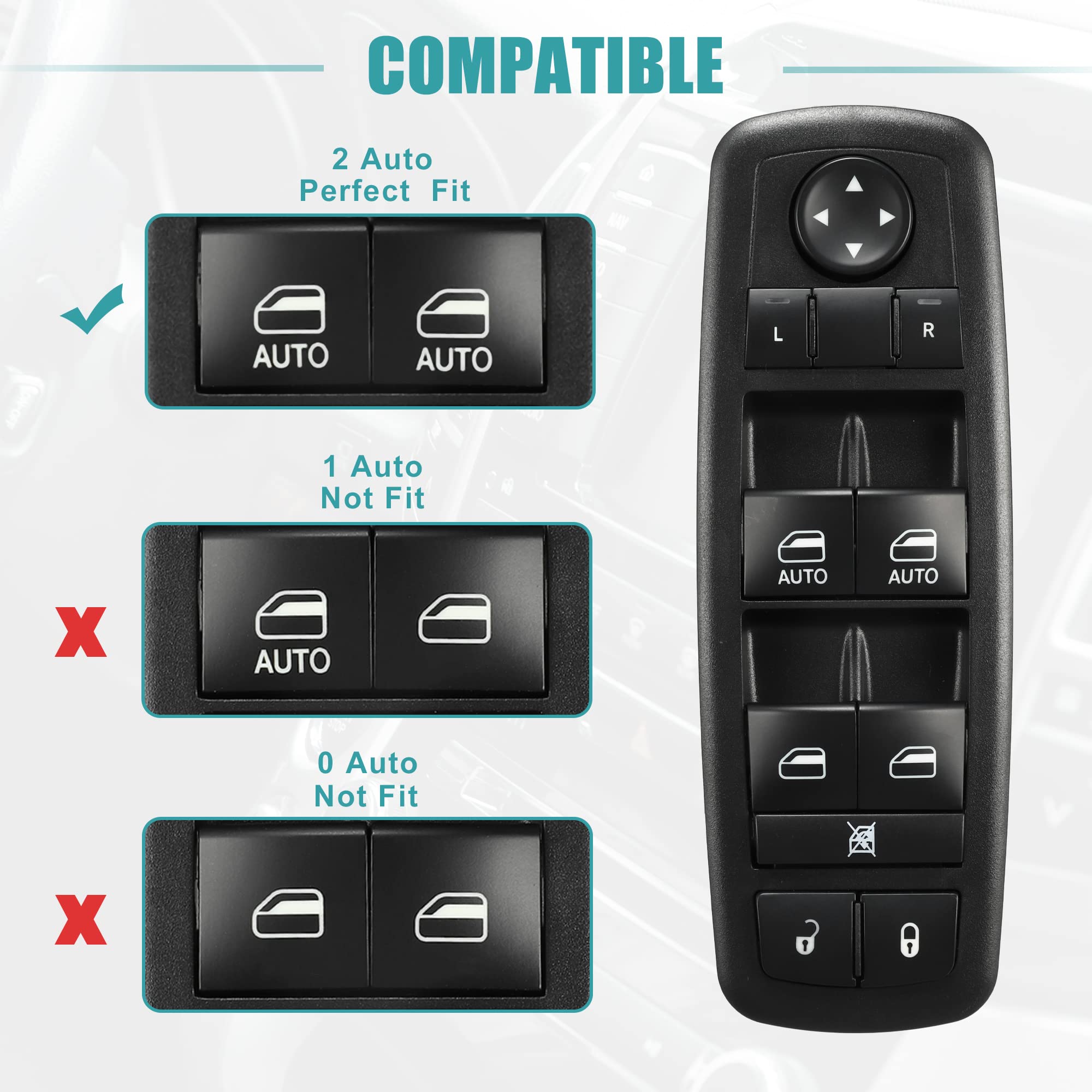 LED Window Switch Upgraded Power Window Switch For Toyota Tundra 2007 ...