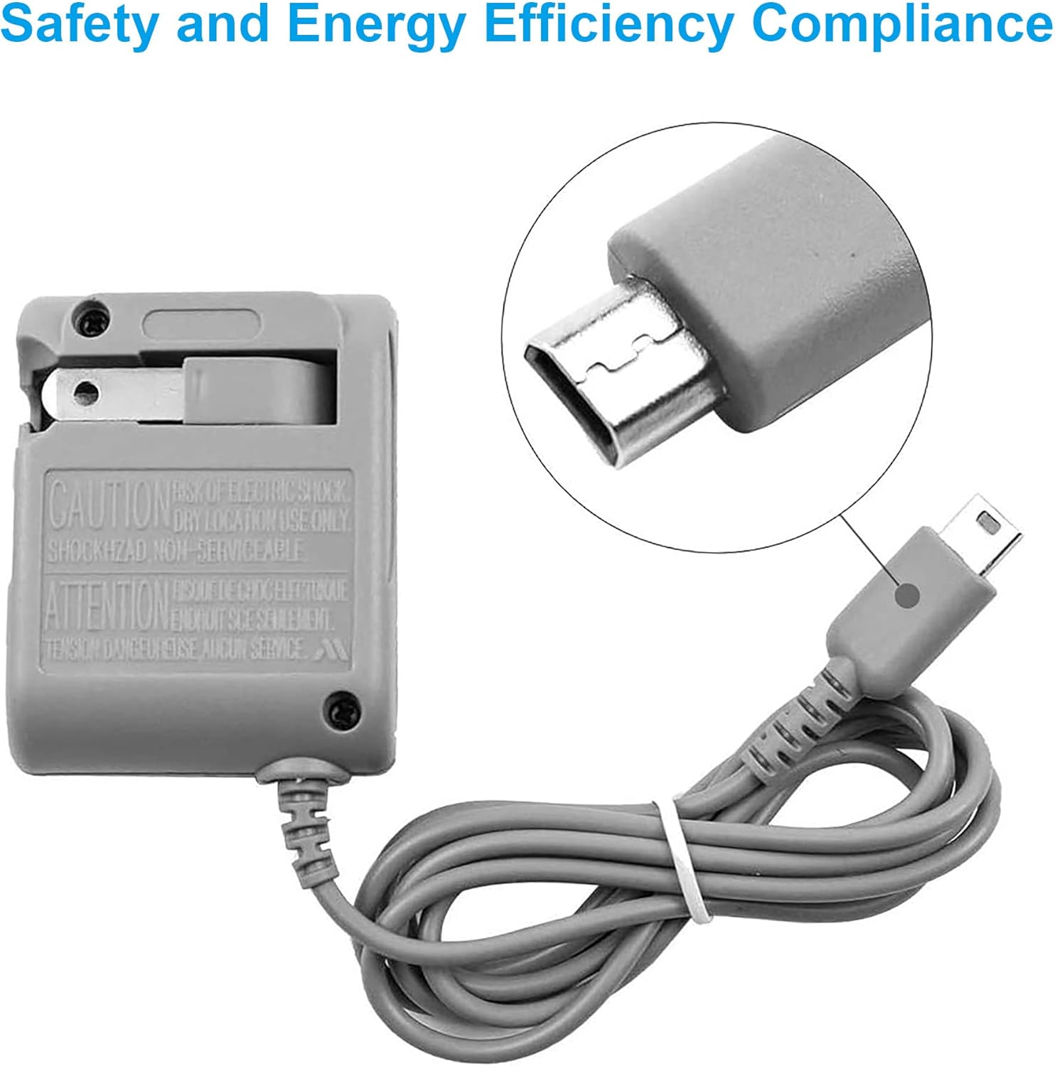 DS Lite Charger Kit, AC Power Adapter Charger and 4 Stylus Pen Compatible with Nintendo DS Lite, Wall Travel Charger Replacement for DS Lite(100-240v) : Video Games