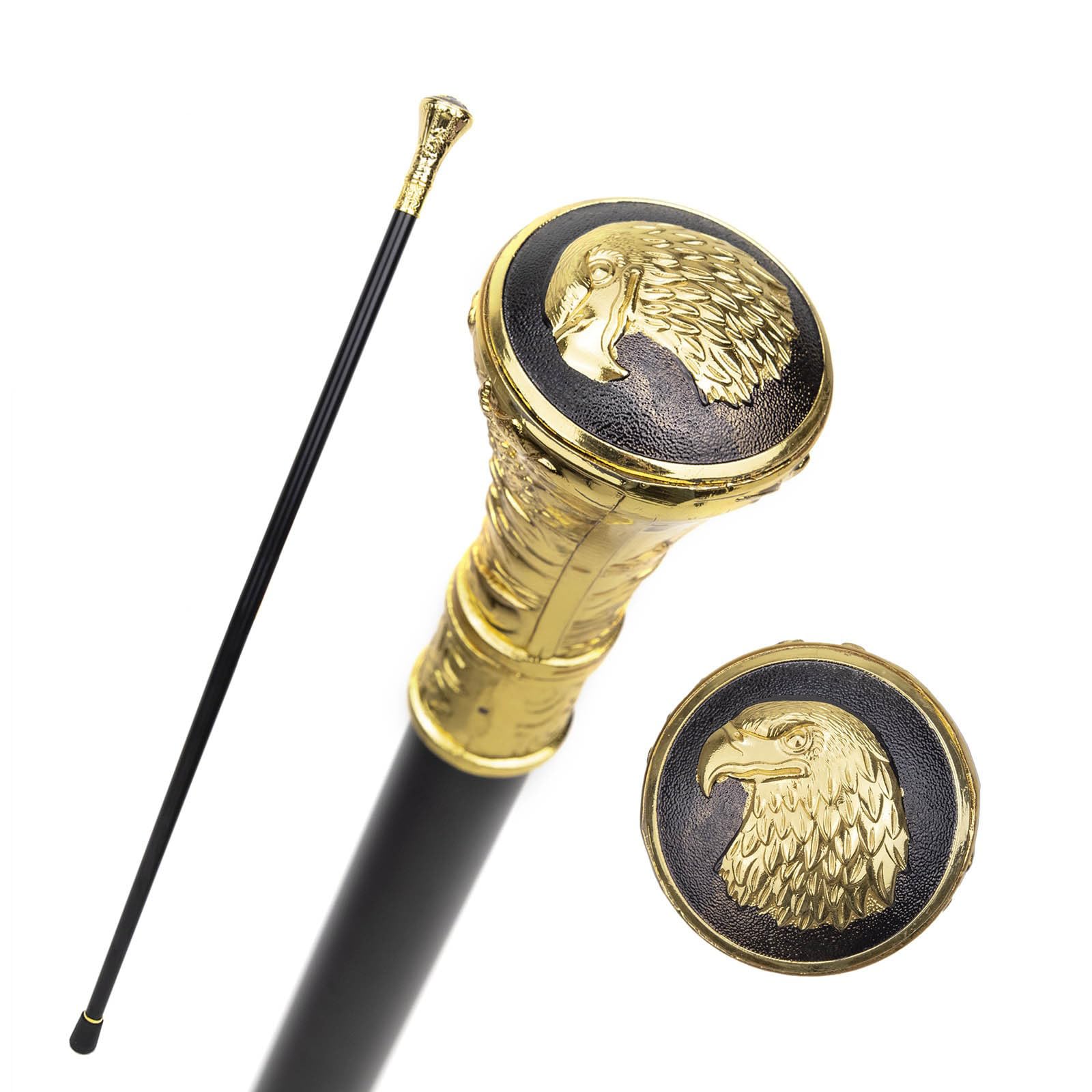 Amazon.co.jp: Hongjiwa 一本杖ステッキ 亜鉛合金製 全長95cm 分割収納