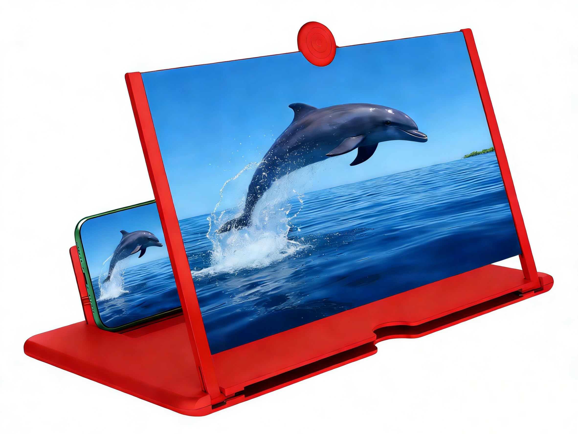 Lupa de pantalla para teléfono celular portátil y ligera para ver películas de viaje