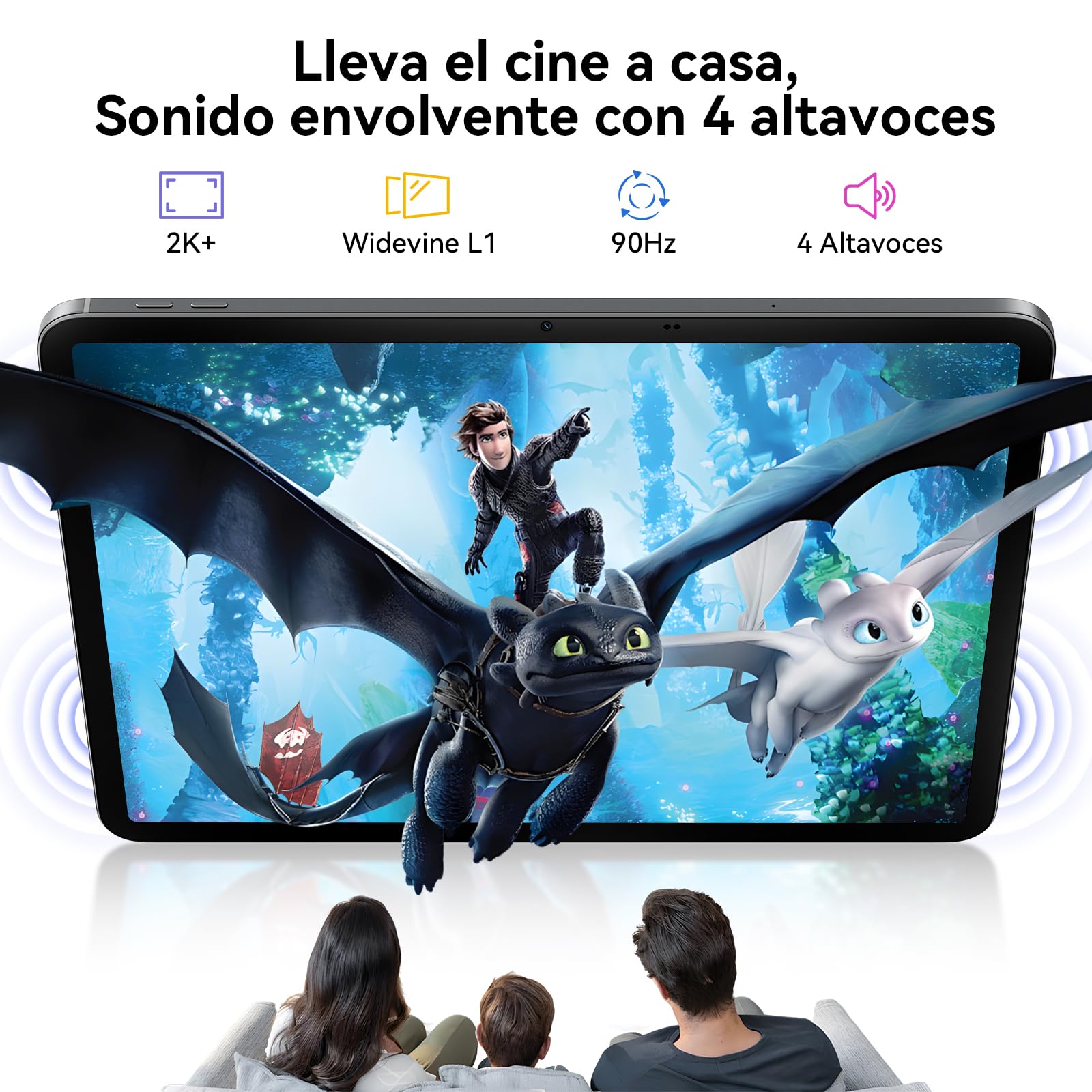 Blackview Link8 Tablet 13 Pulgadas,Android 15 Tableta con Teclado y Lápiz,G100 90Hz Gaming Tablets,2K+ FHD 2160*1600,18GB RAM+256GB ROM/Gemini AI/Modo PC/8400mAh/Widevine L1/Face ID/16MP+13MP/GPS/OTG