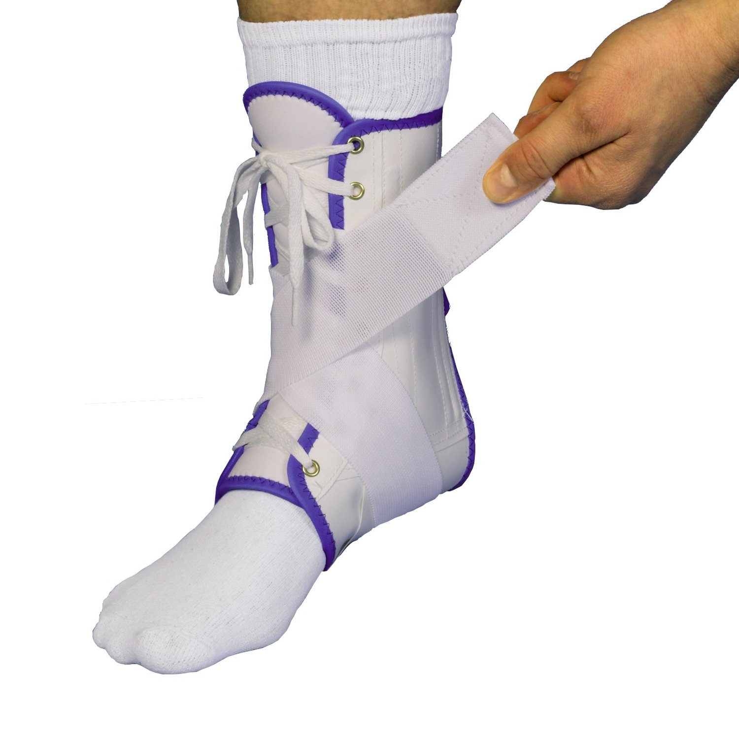 Órtesis de tobillo 120 Stabi-Plus, blanco, talla XS, derecha (talla 36-37)